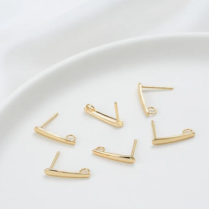 Titanium Steel Earrings Post Earrings Hooks Accessory 1 Pair