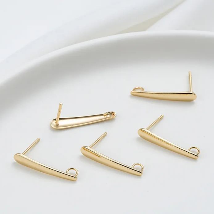 Titanium Steel Earrings Post Earrings Hooks Accessory 1 Pair