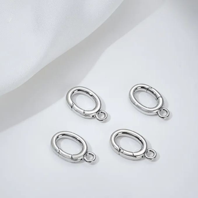 Gold Plated Multiple Shape Spring Buckle Lobster Buckle for Jewelry DIY