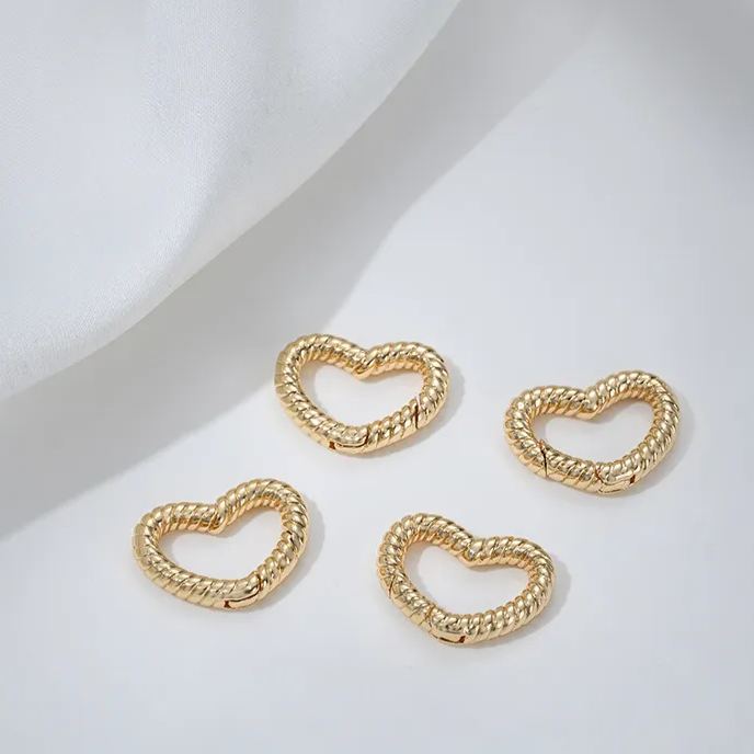 Gold Plated Multiple Shape Spring Buckle Lobster Buckle for Jewelry DIY