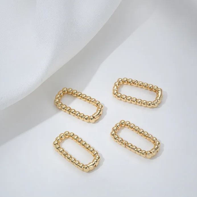 Gold Plated Multiple Shape Spring Buckle Lobster Buckle for Jewelry DIY