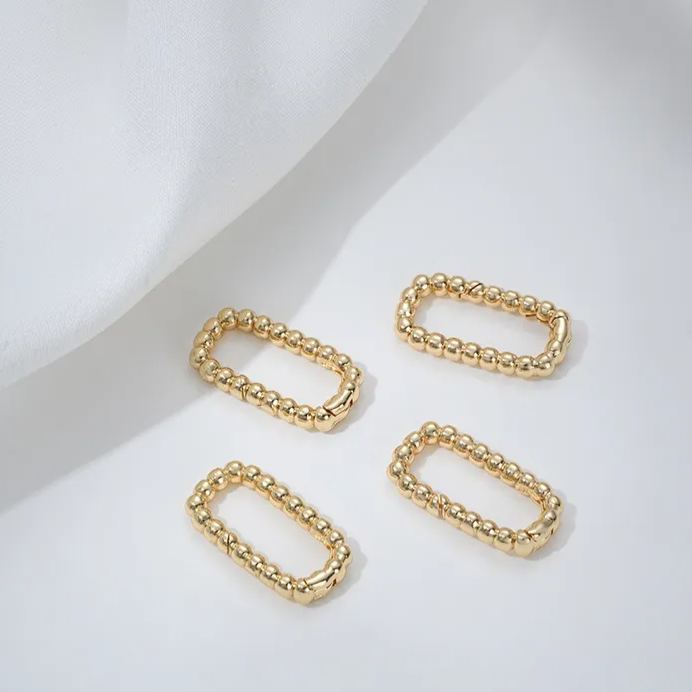 Gold Plated Multiple Shape Spring Buckle Lobster Buckle for Jewelry DIY