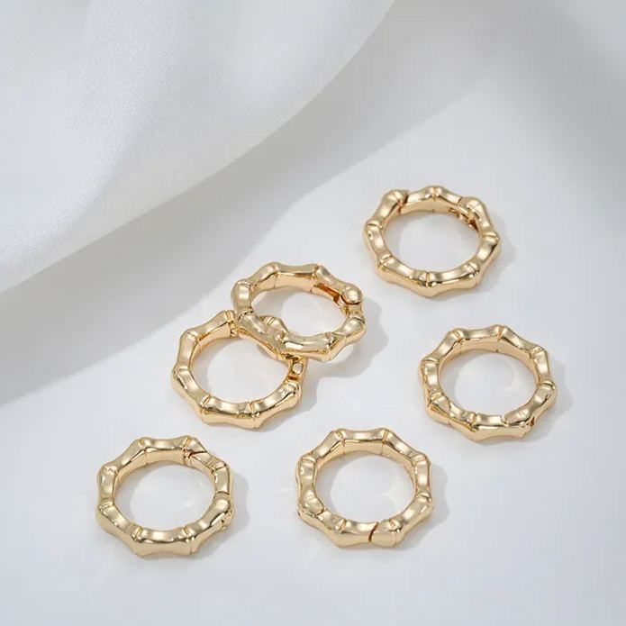 Gold Plated Multiple Shape Spring Buckle Lobster Buckle for Jewelry DIY