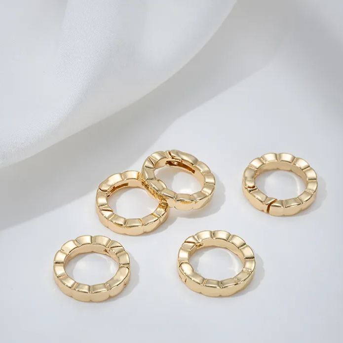 Gold Plated Multiple Shape Spring Buckle Lobster Buckle for Jewelry DIY