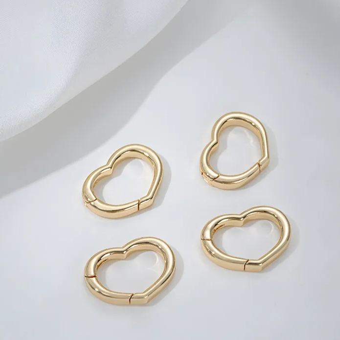 Gold Plated Multiple Shape Spring Buckle Lobster Buckle for Jewelry DIY