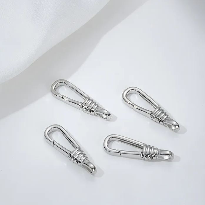 Gold Plated Multiple Shape Spring Buckle Lobster Buckle for Jewelry DIY