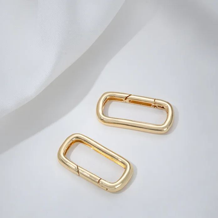 Gold Plated Multiple Shape Spring Buckle Lobster Buckle for Jewelry DIY