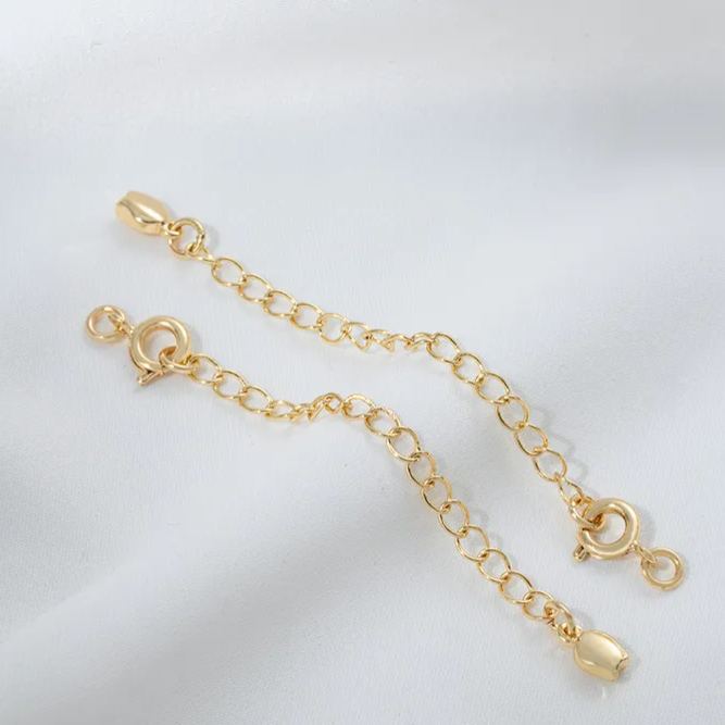 6mm Round Clasp with Extension Chain Accessory for Jewelry DIY-likayjewel