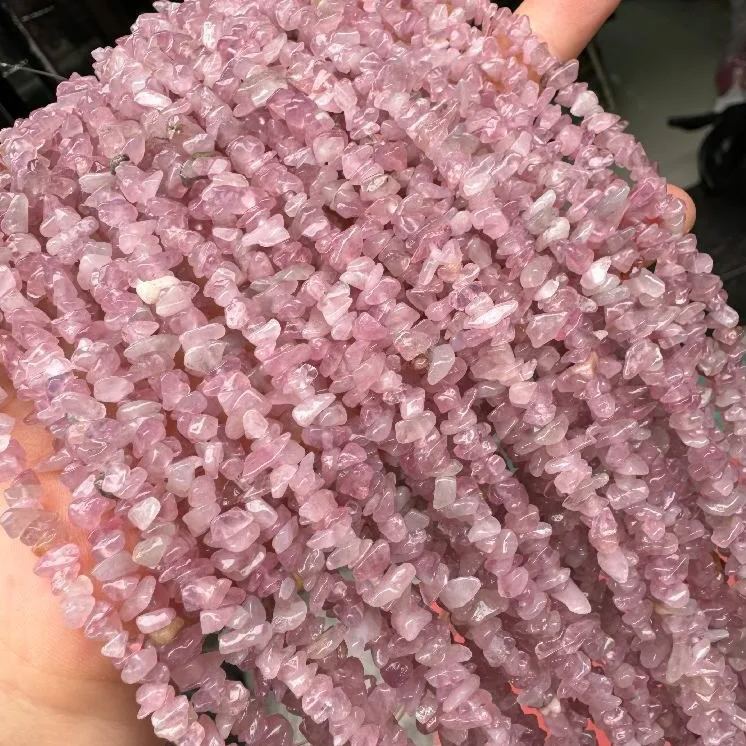 3-8mm Real Natural Gemstone Irregular Raw Stone Beads Strand