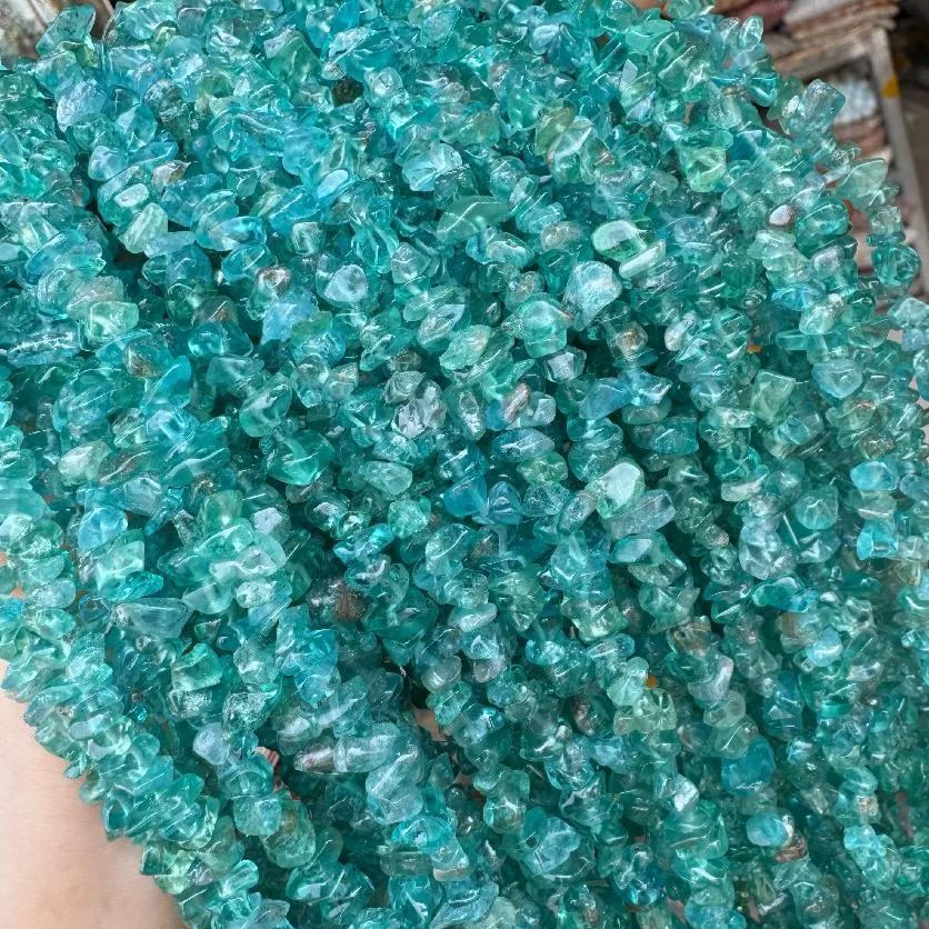 3-8mm Real Natural Gemstone Irregular Raw Stone Beads Strand