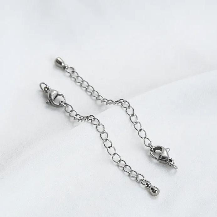 Titanium Lobster Clasp with 5cm Extension Chain Multiple Style