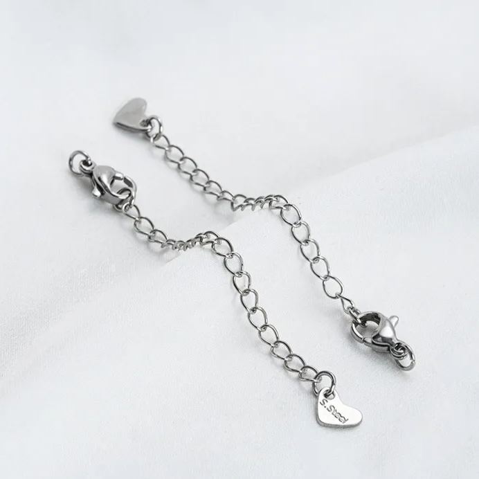 Titanium Lobster Clasp with 5cm Extension Chain Multiple Style