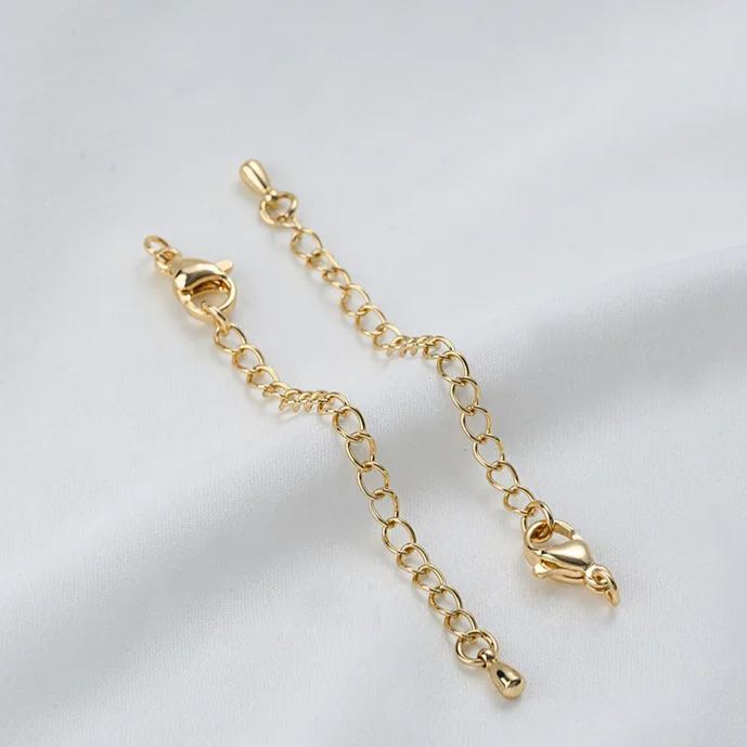 Titanium Lobster Clasp with 5cm Extension Chain Multiple Style