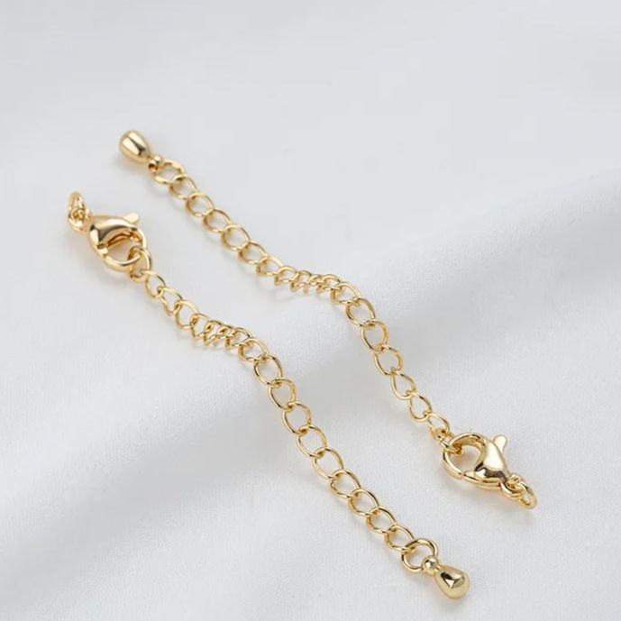 Titanium Lobster Clasp with 5cm Extension Chain Multiple Style