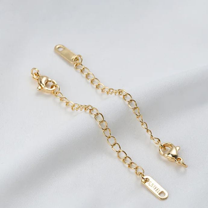 Titanium Lobster Clasp with 5cm Extension Chain Multiple Style
