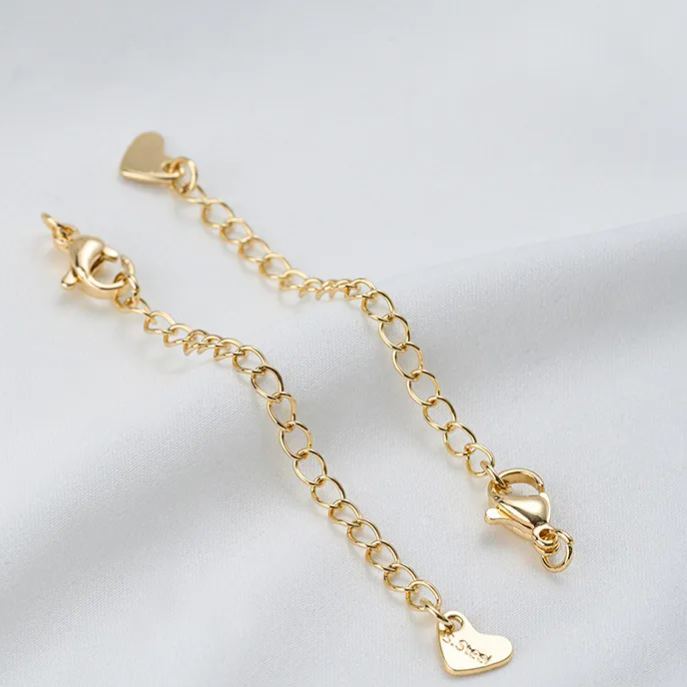 Titanium Lobster Clasp with 5cm Extension Chain Multiple Style