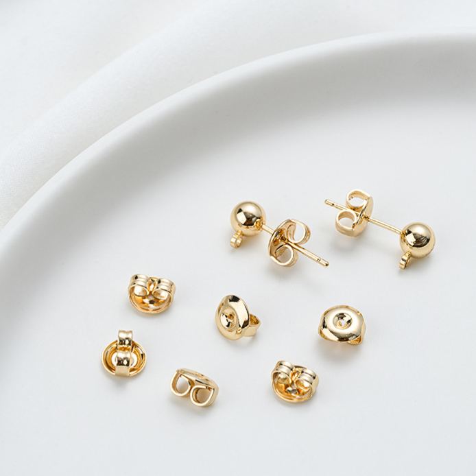 Titanium Steel Butterfly Earring Backs Hypoallergenic 5Pairs 