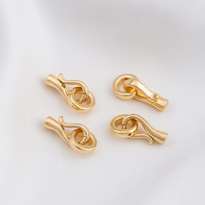 Fishhook Shaped Buckle for Necklace Bracelet Making