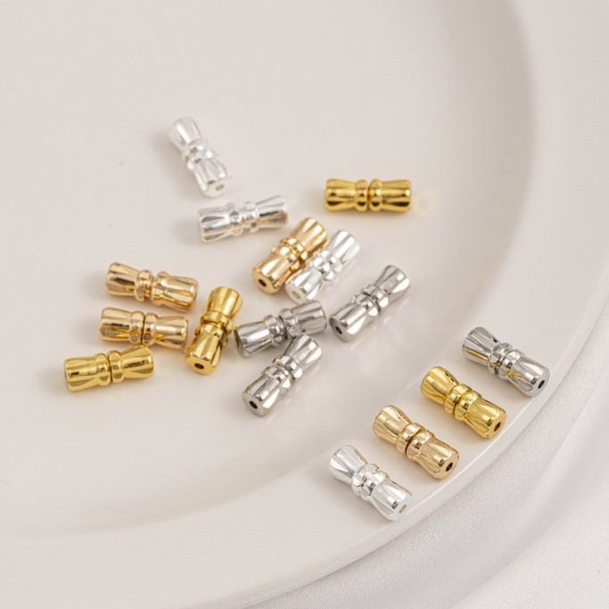 Gold Plated Brass Barrel Screw Clasp for Jewelry Making Necklace Bracelet Buckle