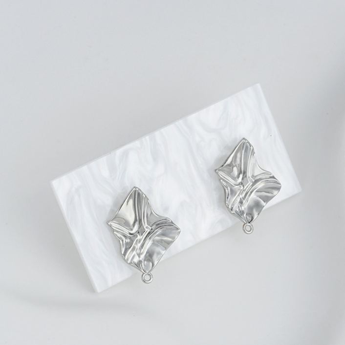 Ornamented Earrings Posts Accessory for Earrings Making