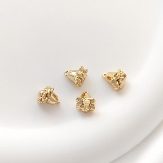 Gold Plated Pastoral Style Fruit and Vegetable Pendant Jewelry Charms for DIY