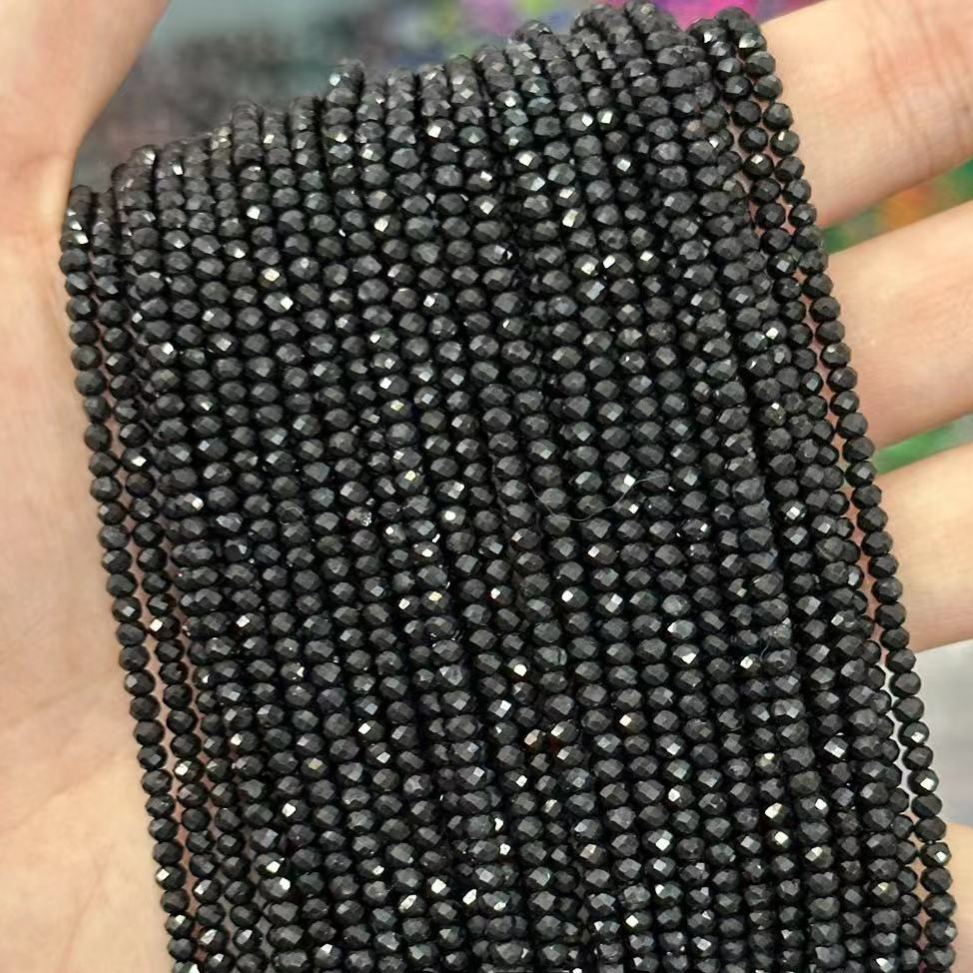 2*3mm 3*4mm Natural Gemstone Faceted Wheel Beads Strand for Jewelry DIY