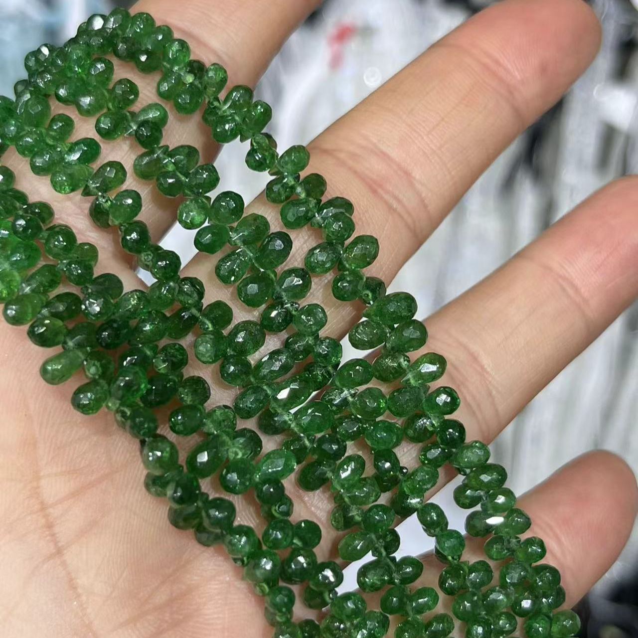 Multi High Quality Natural Gemstone Teardrop Beads 10 PCS for Jewelry DIY