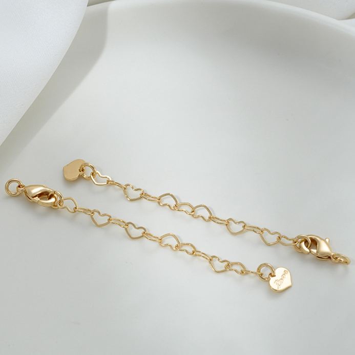 5*10mm Lobster Clasp with Extension Chain Set for Jewelry DIY