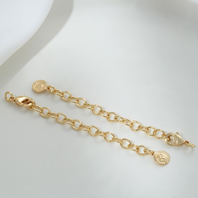 5*10mm Lobster Clasp with Extension Chain Set for Jewelry DIY