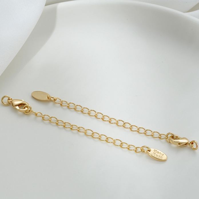 5*10mm Lobster Clasp with Extension Chain Set for Jewelry DIY