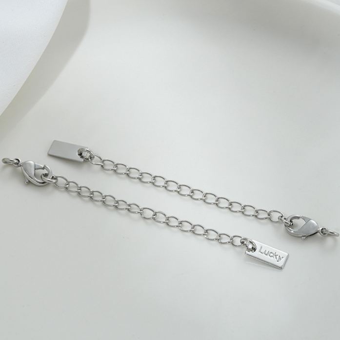 5*10mm Lobster Clasp with Extension Chain Set for Jewelry DIY