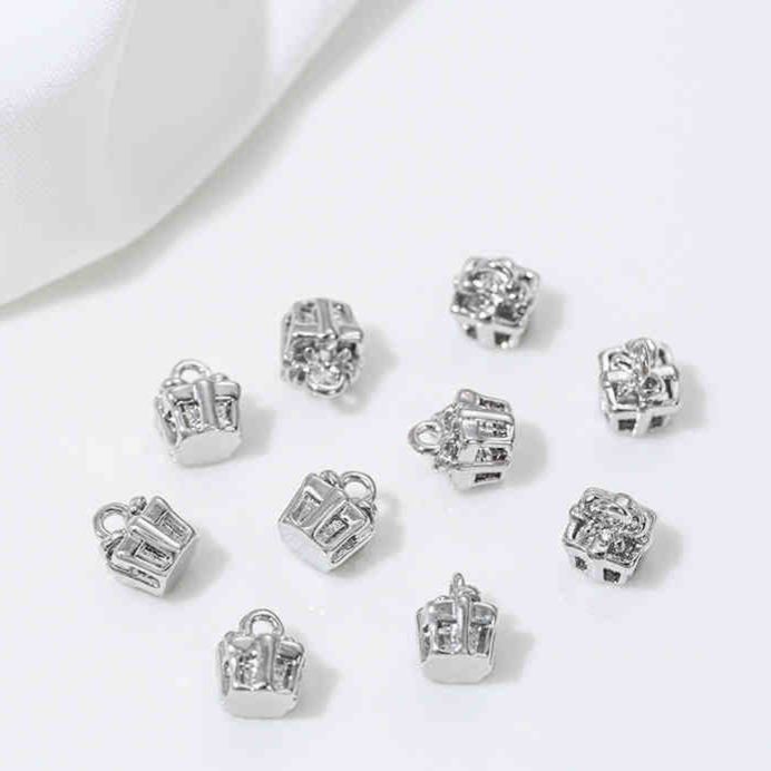 Gold Plated Cake Cookie Pendant Afternoon Tea Theme Charms for DIY