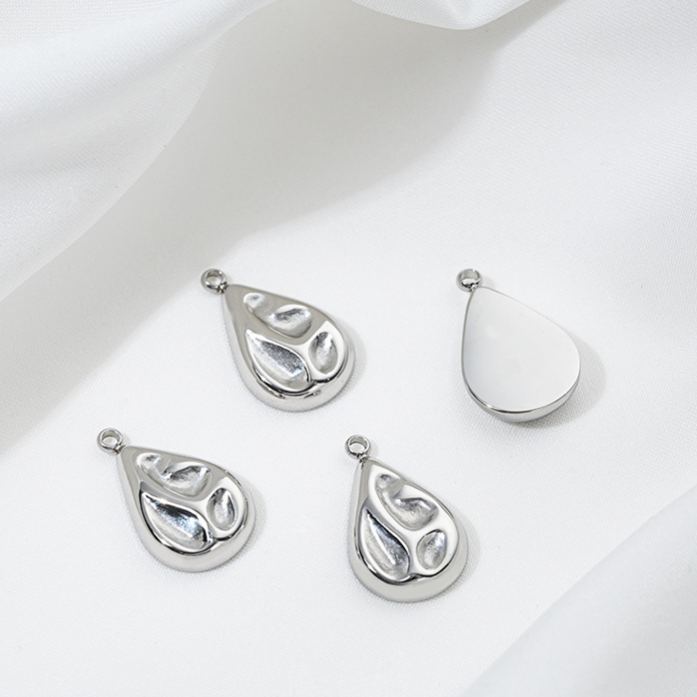 Non-Faded Geometric Titanium Steel Charms Jewelry Pendant for DIY Multiple Style