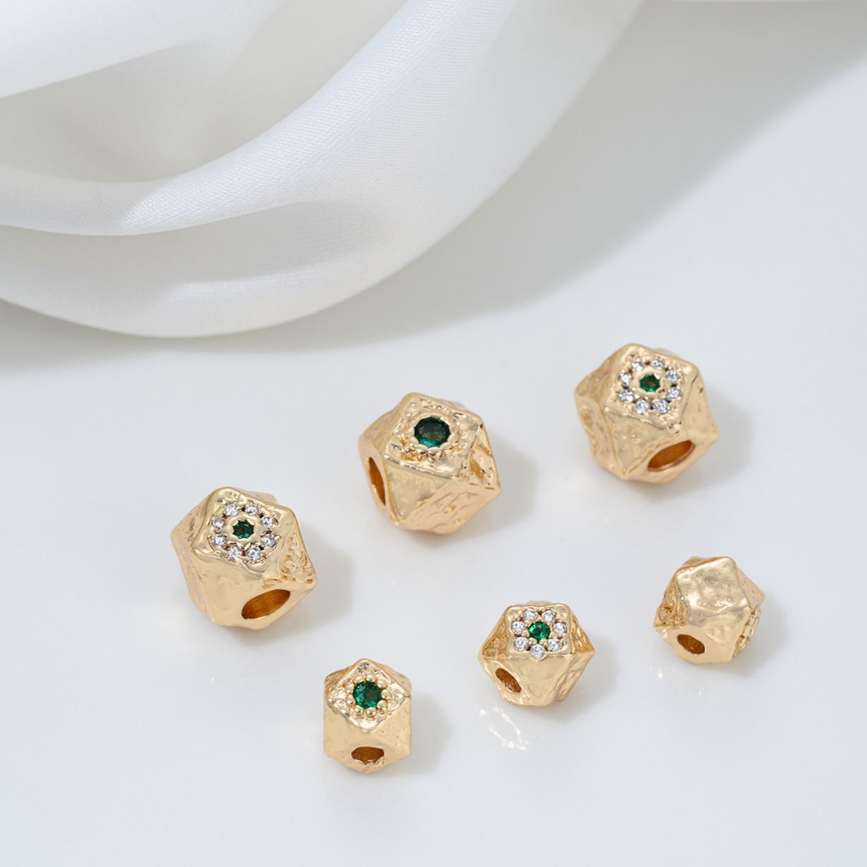 cubic zirconia inlaid 