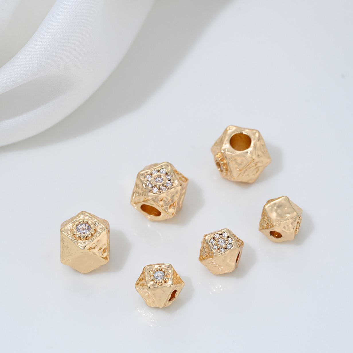 cubic zirconia inlaid 