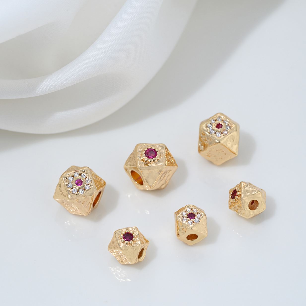 cubic zirconia inlaid 