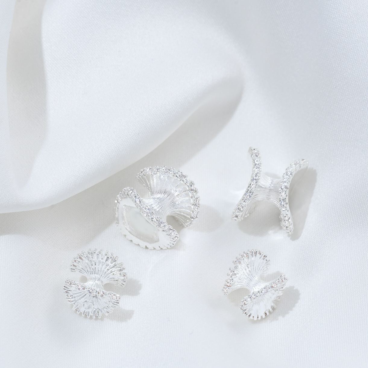 Gold Plated Decorative Tubular Spacer Bead for Jewelry Making Multiple Style