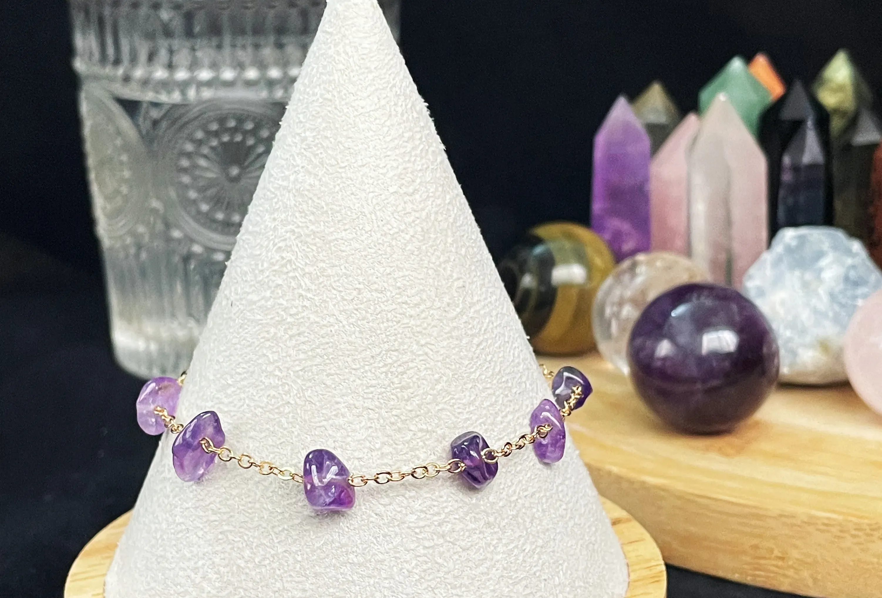 amethyst bracelet