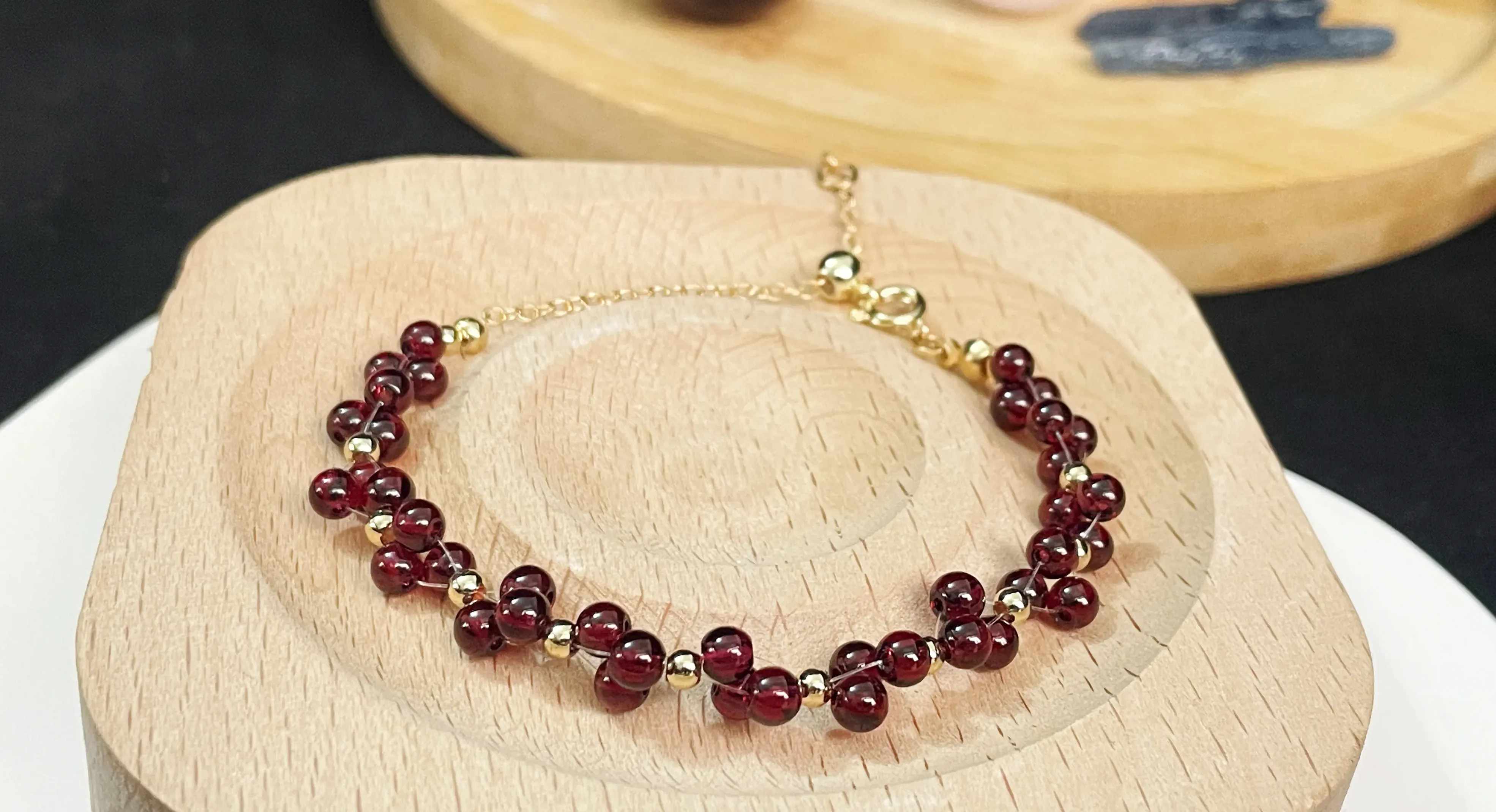garnet bracelet
