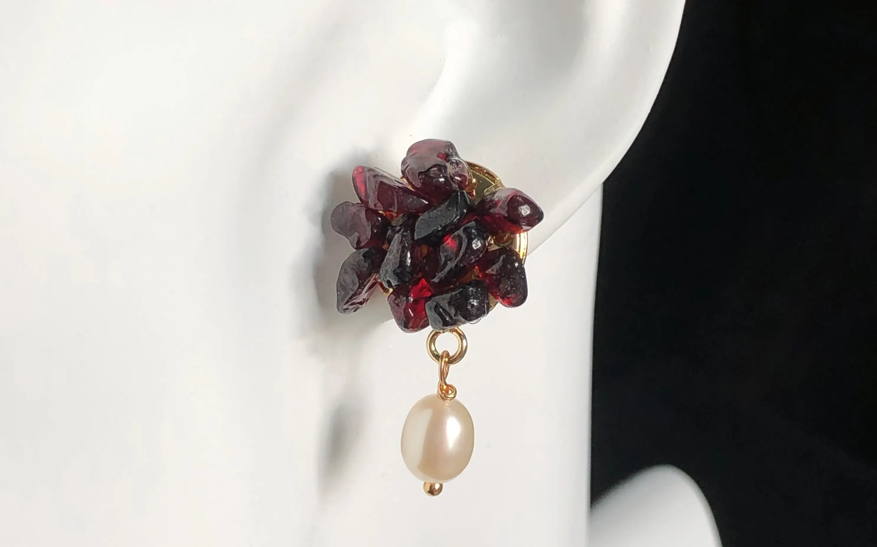 garnet earrings