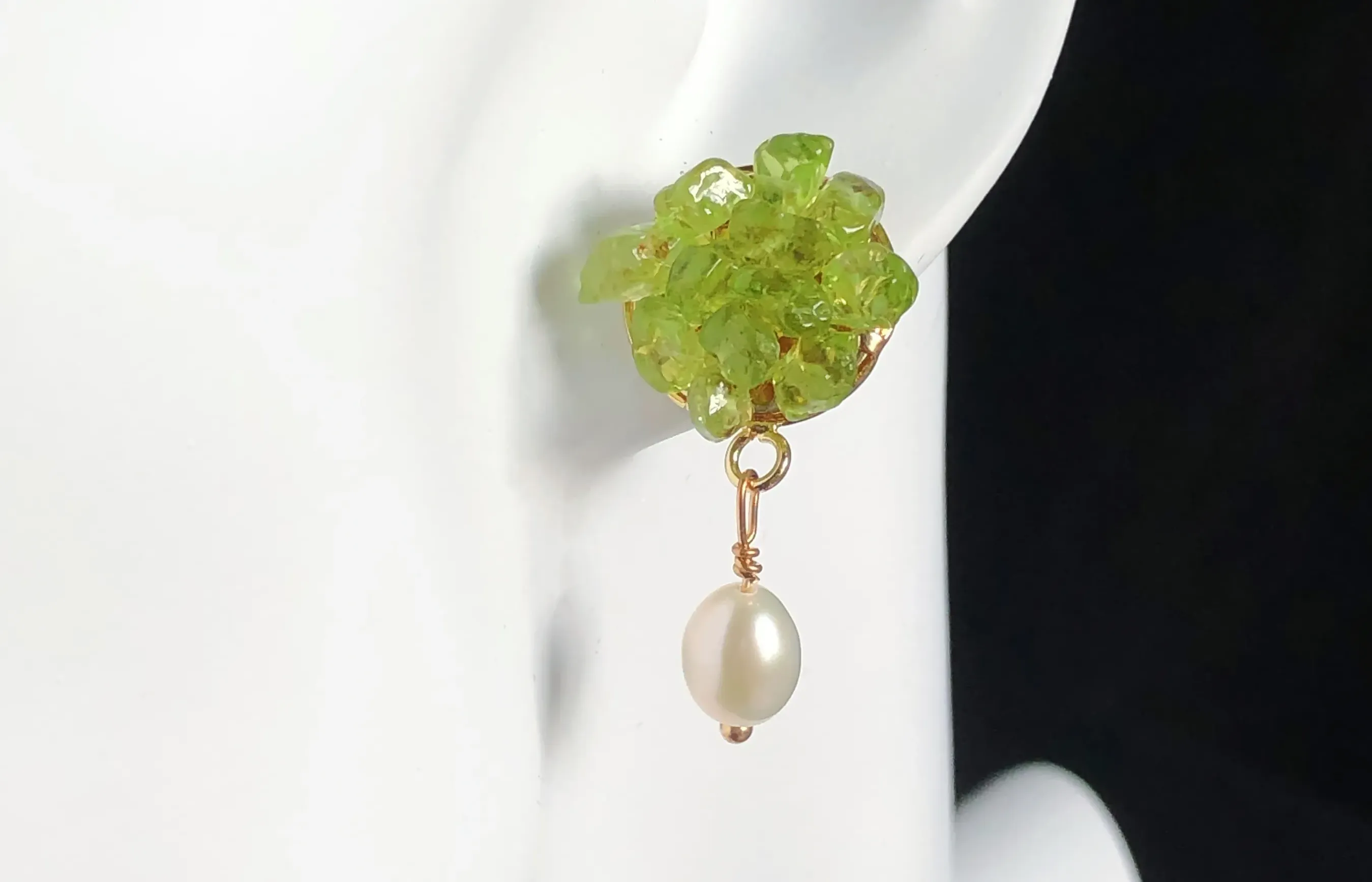 peridot earrings