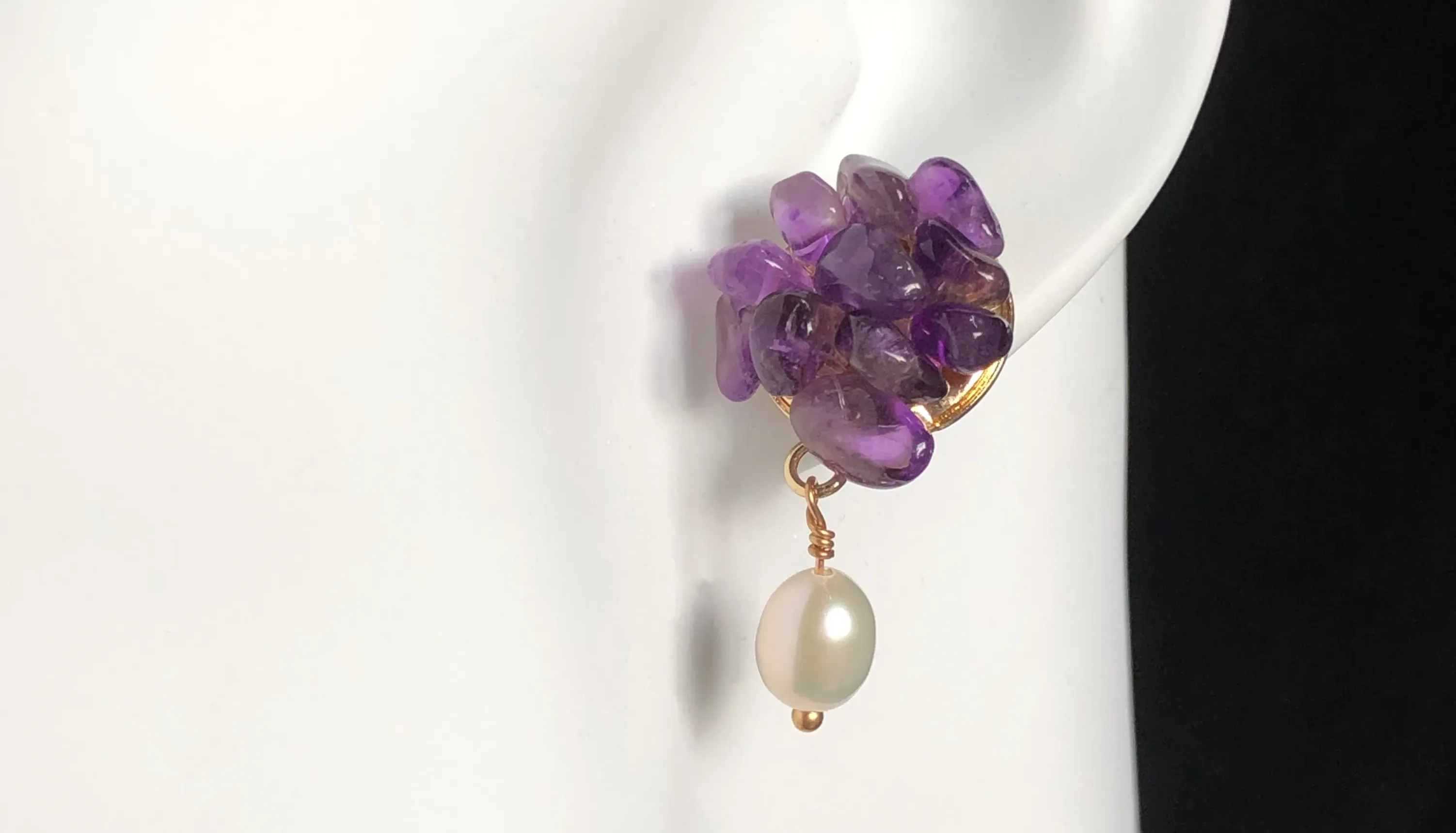 Amethyst earrings
