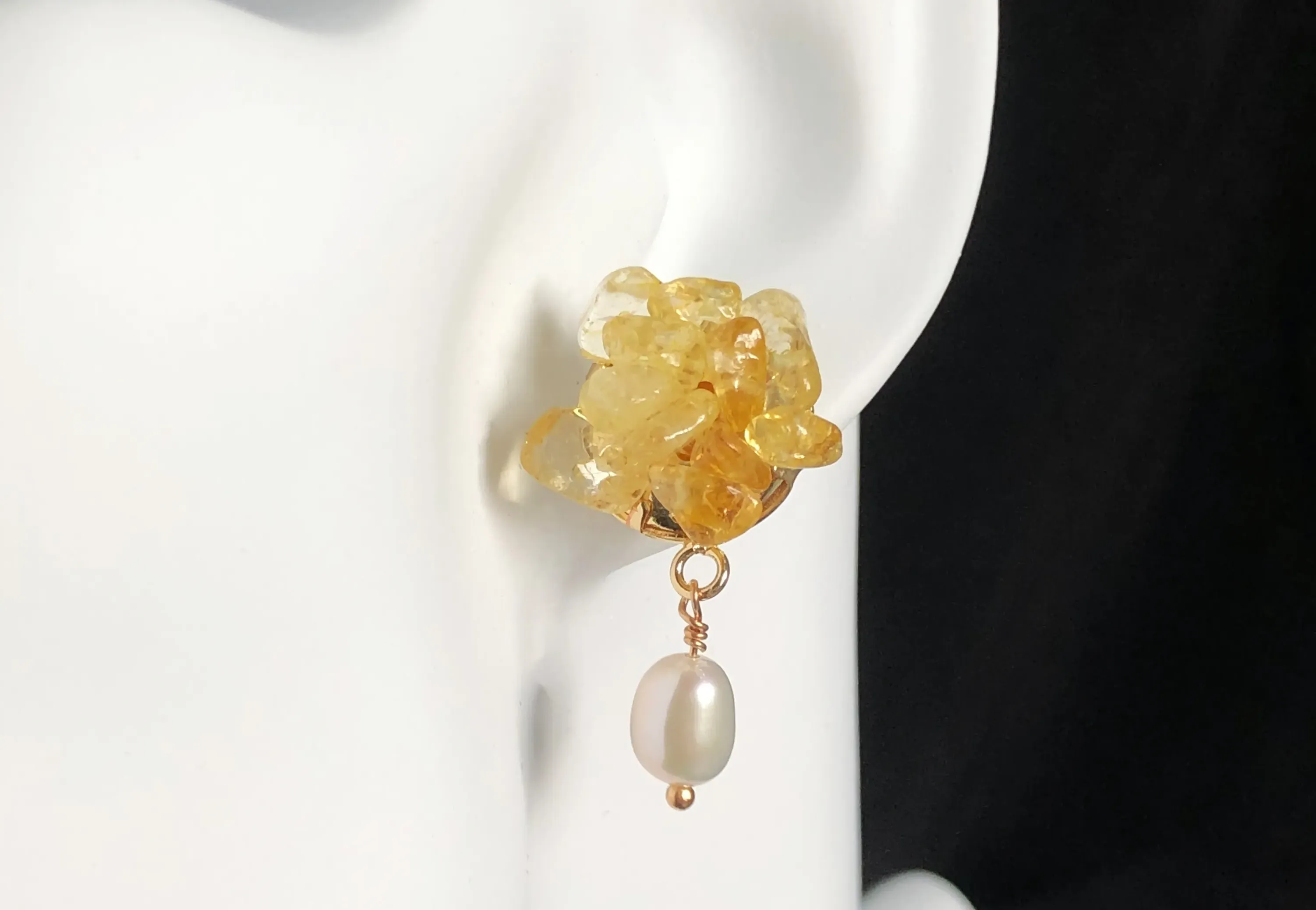 citrine earrings