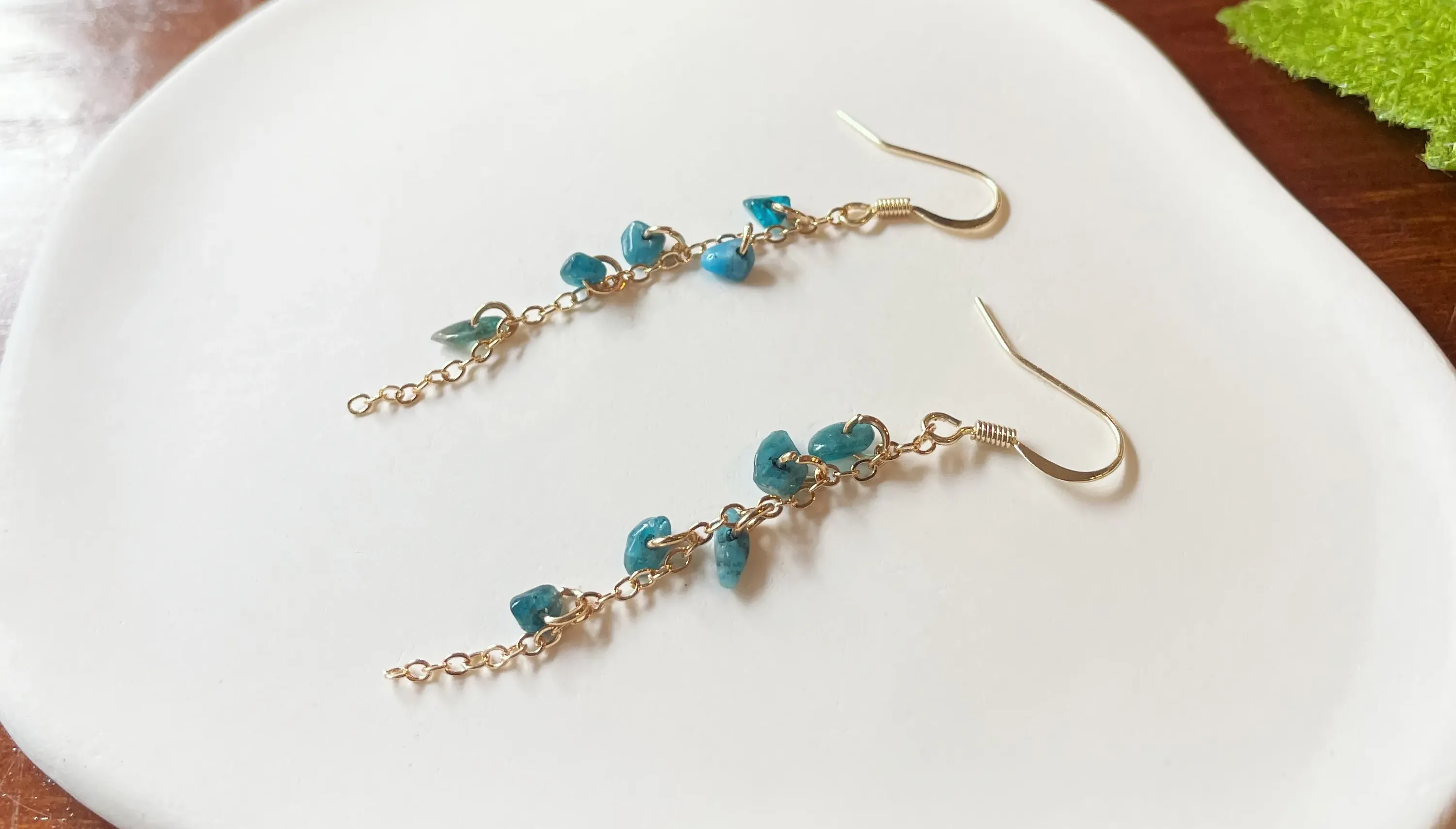 apatite earrings