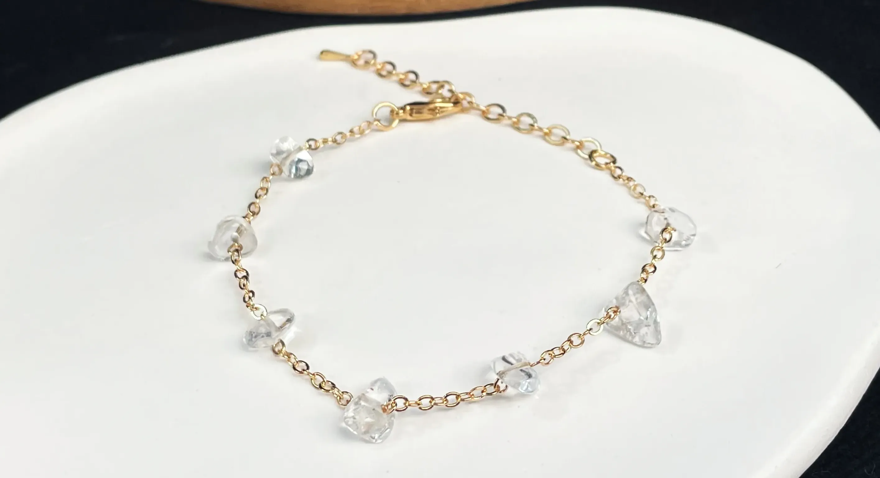 clear quartz bracelet