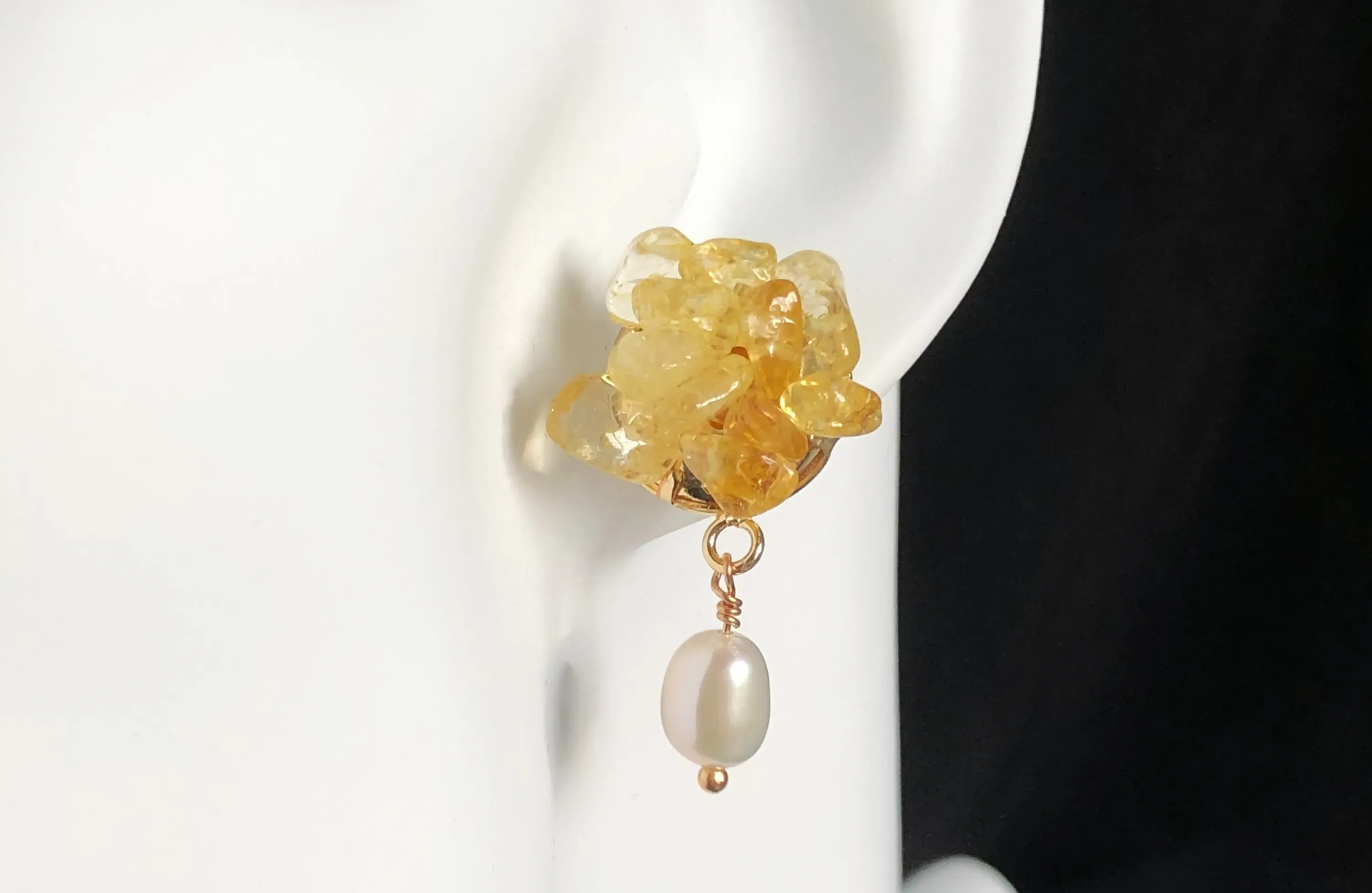 citrine earrings
