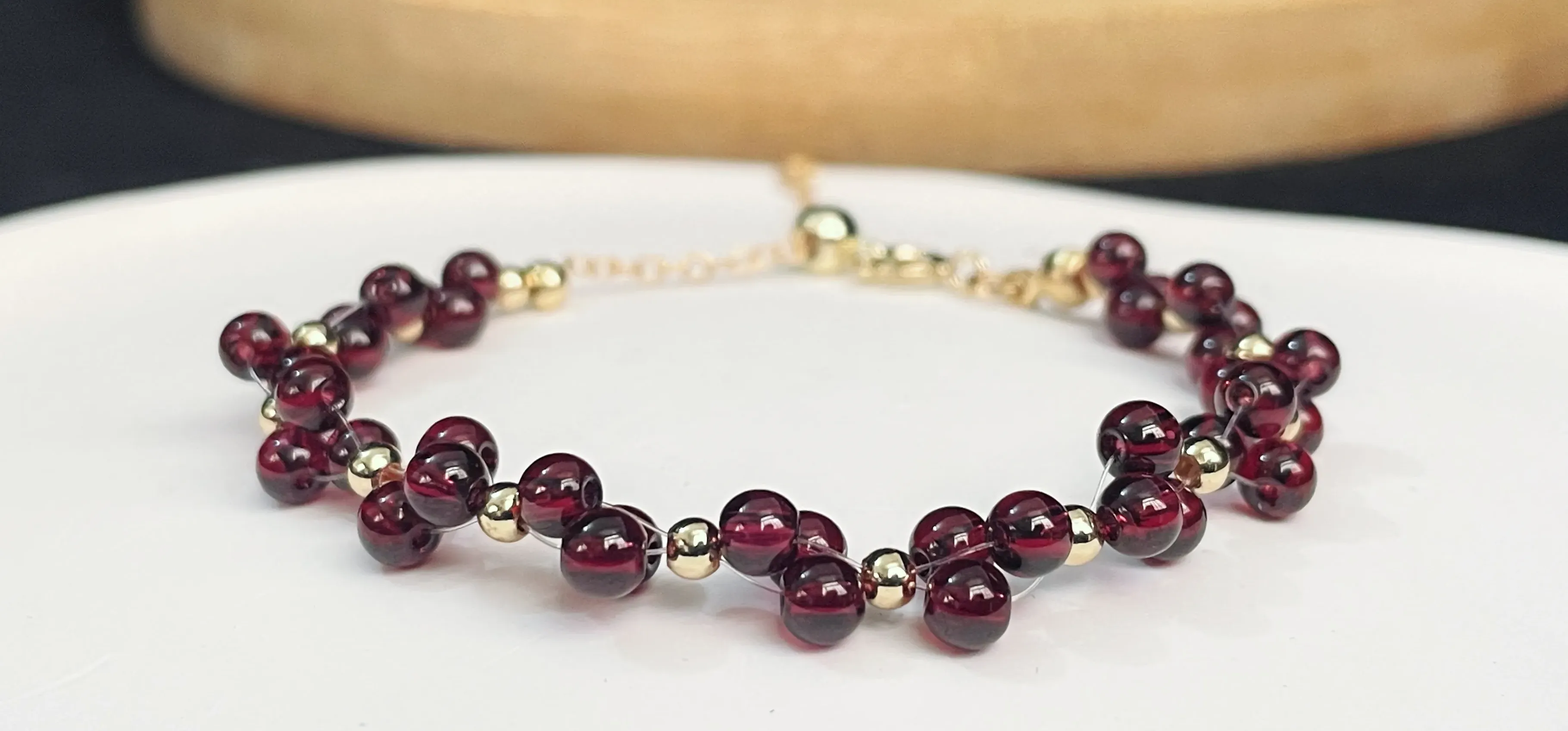 garnet bracelet