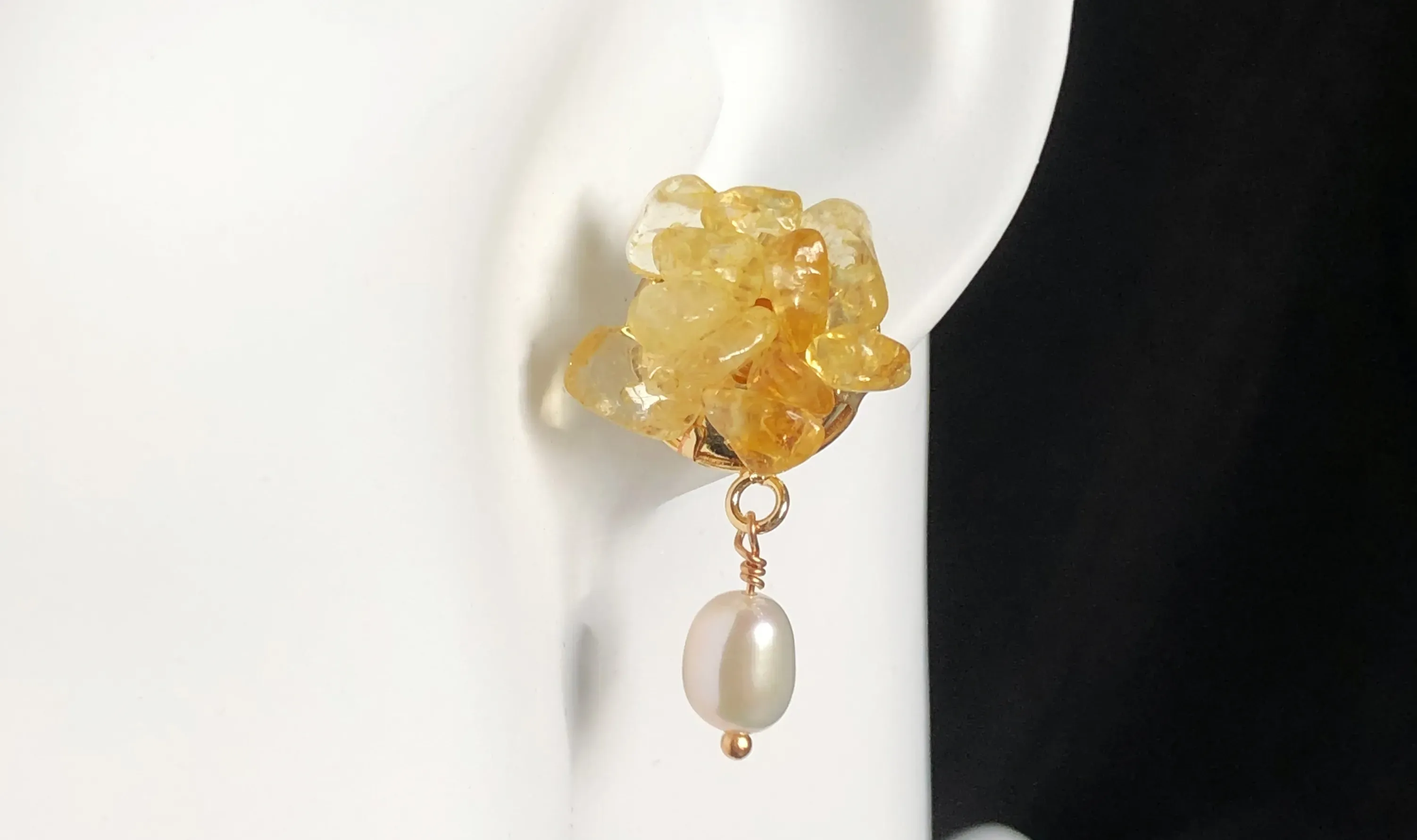 citrine earrings