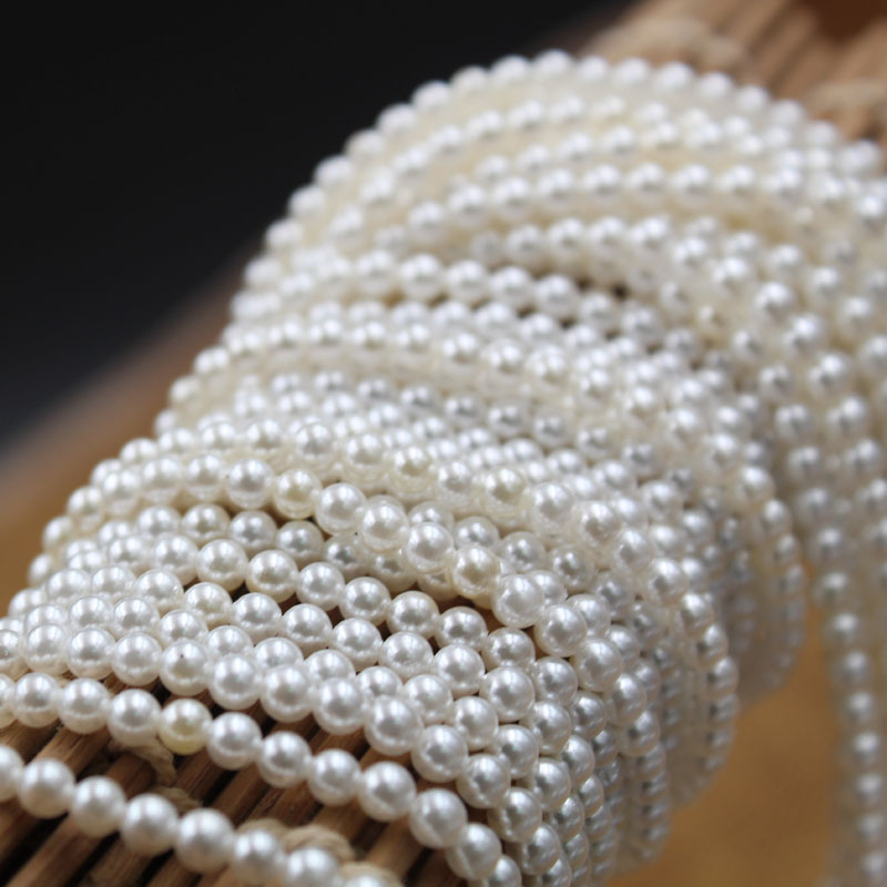 3mm White Mother-of-Pearl Beads