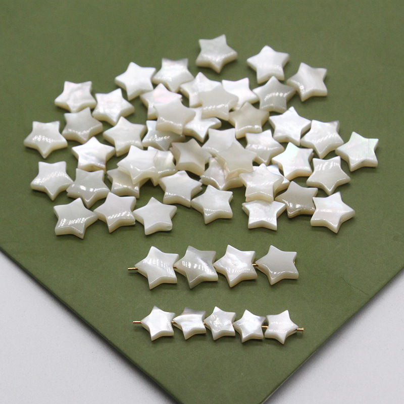 Shell Star Natural Mother-of-pearl Star Beads